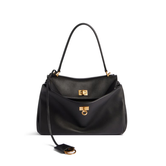 Rodeo Small Handbag In Black Leather Handbag for Women