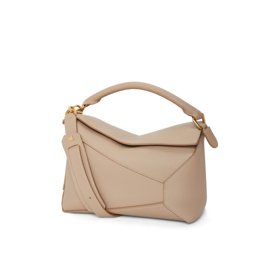 Sand Puzzle Bag In Classic Calfskin - Leather Crossbody Bag for Women