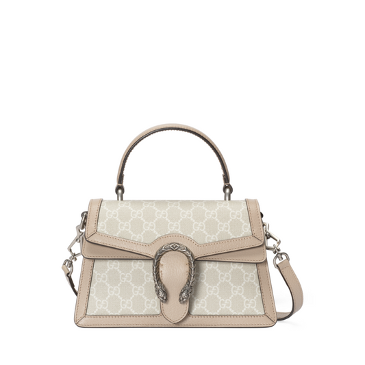 Small Dionysus Top Handle Bag Beige