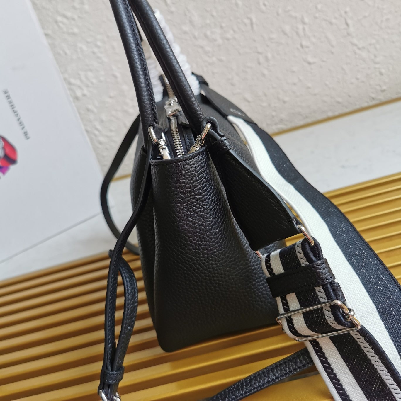 Small Leather Handbag Black