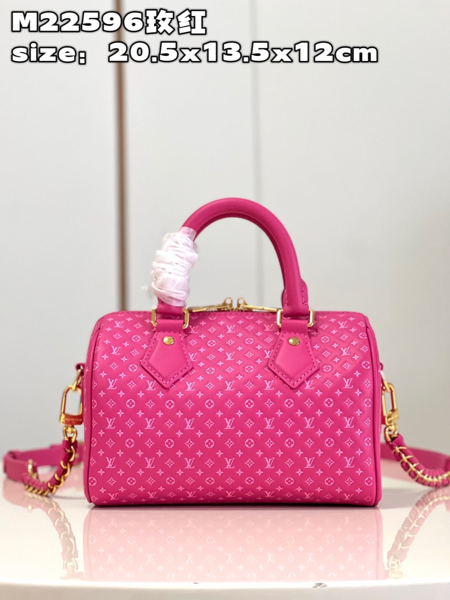 Rose Speedy Bandoulière 20 - Leather Crossbody Bag for Women – Luxe Tas