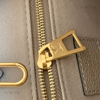 Tourterelle Beige Bicolour Monogram Empreinte Leather Onthego PM