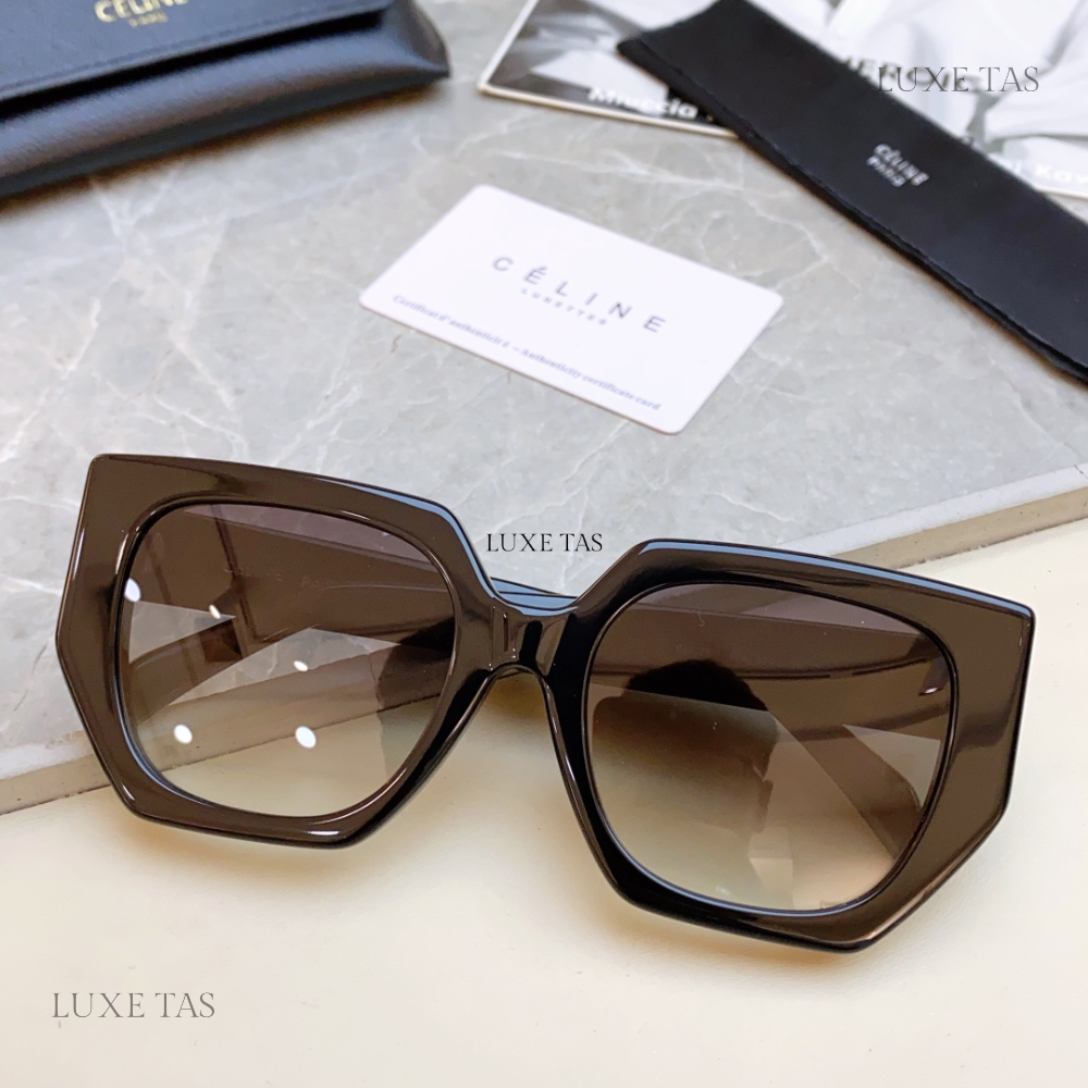 Triomphe Oversized Square-frame Acetate Sunglasses - Designer Sunglasses for Women