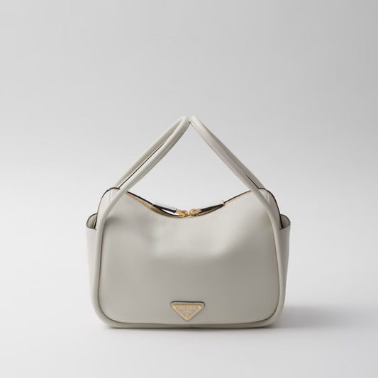 White Darling Leather Handbag for Women