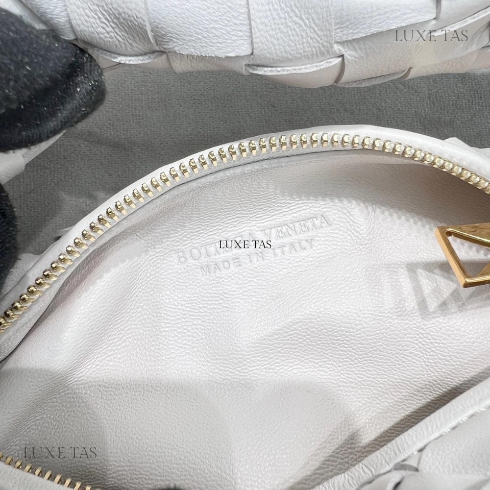 White Mini Jodie Leather Bag