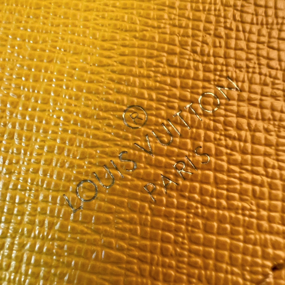 Yellow Brazza Wallet Long Leather Wallet for Men with Monogram Design