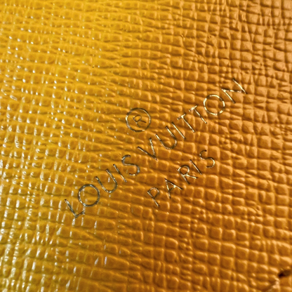 Yellow Brazza Wallet Long Leather Wallet for Men with Monogram Design