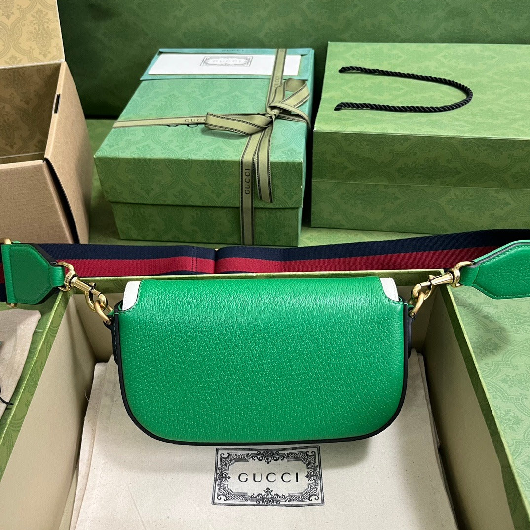 a x G Mini Bag Green - Leather Mini Bag for Women