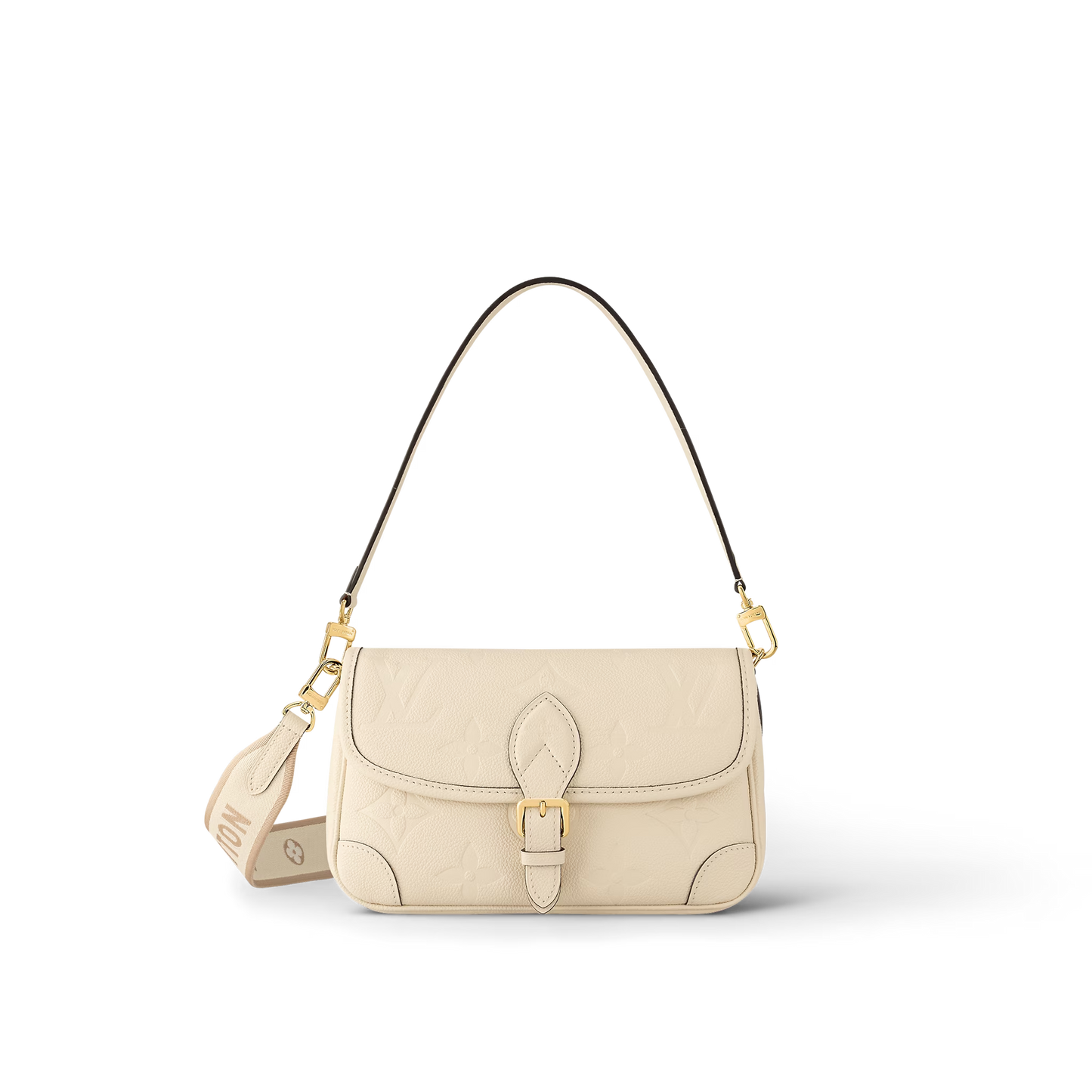 Louis Vuitton Monogram Empreinte Womens Shoulder Bags, Beige