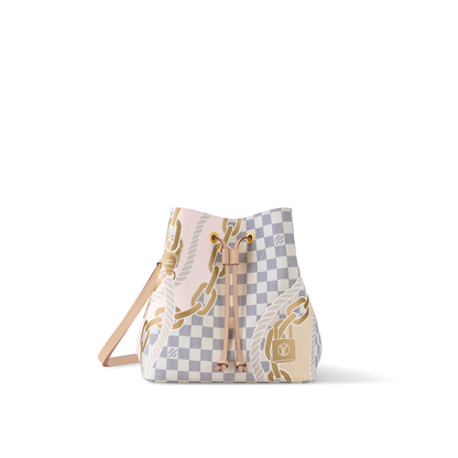 New Spring Collection - Nautical Néonoé MM - Leather Bucket Bag
