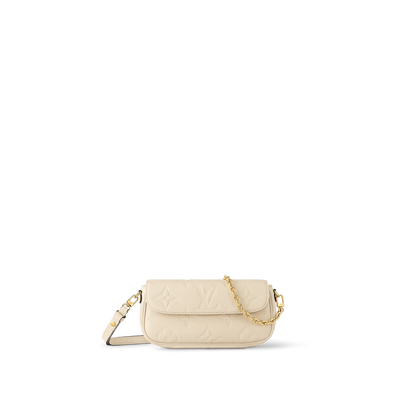Louis Vuitton Wallet On Chain Ivy Cream in Monogram Empreinte Embossed  Grained Cowhide Leather with Gold-tone - US