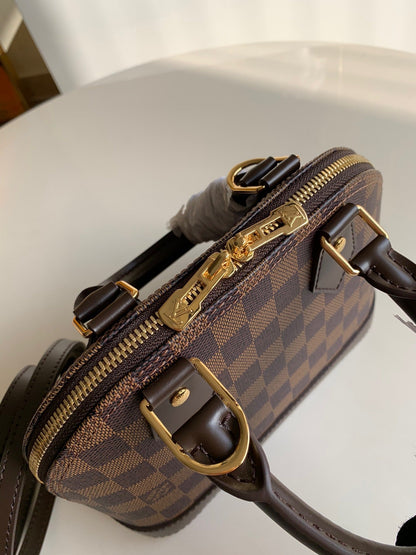 Alma BB Damier Ebene Canvas