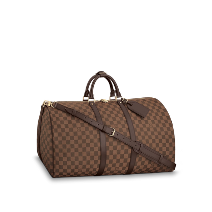 Damier Ebene Canvas Keepall Bandoulière 55