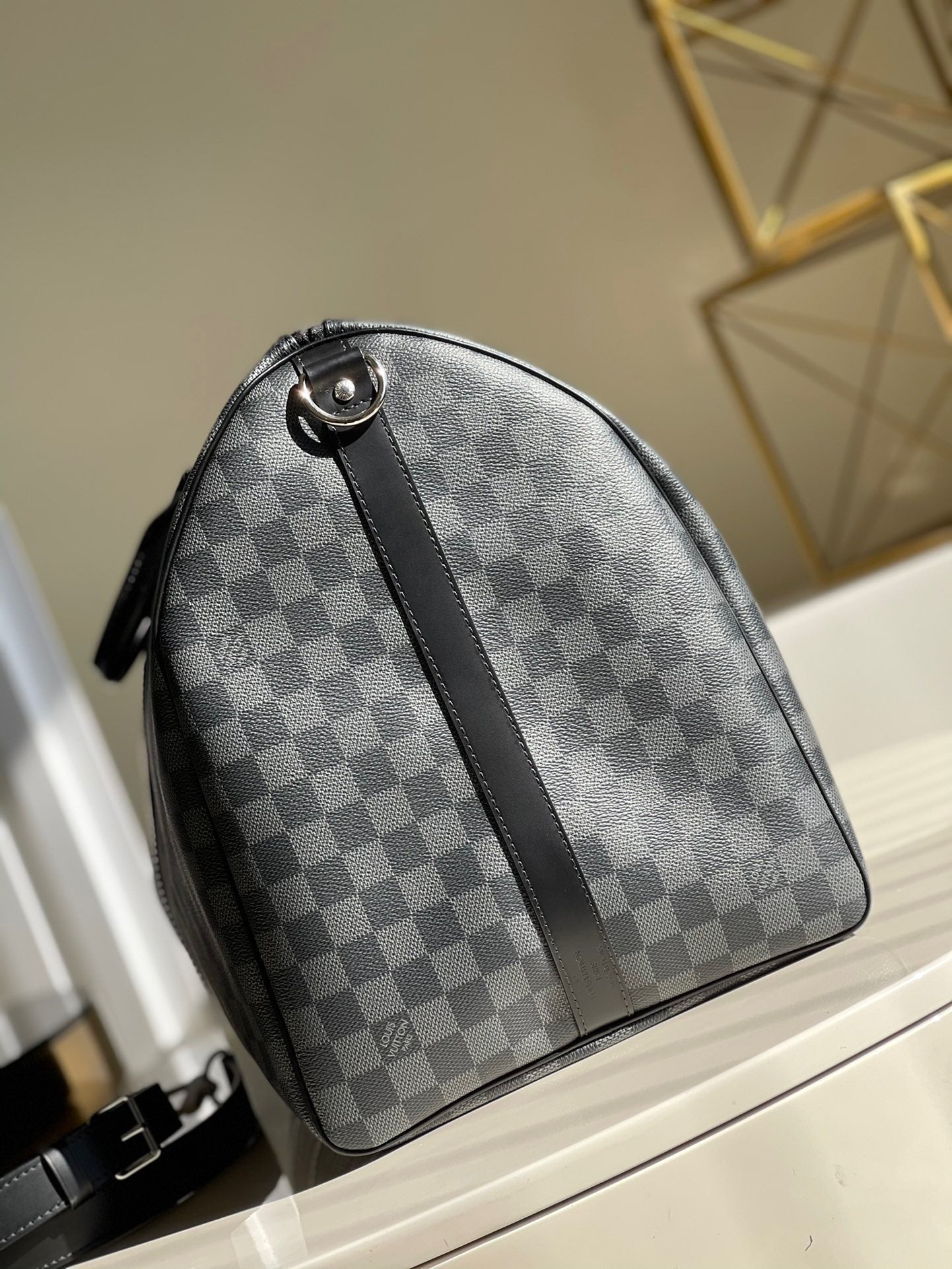 Damier Graphite Canvas Keepall Bandoulière 55