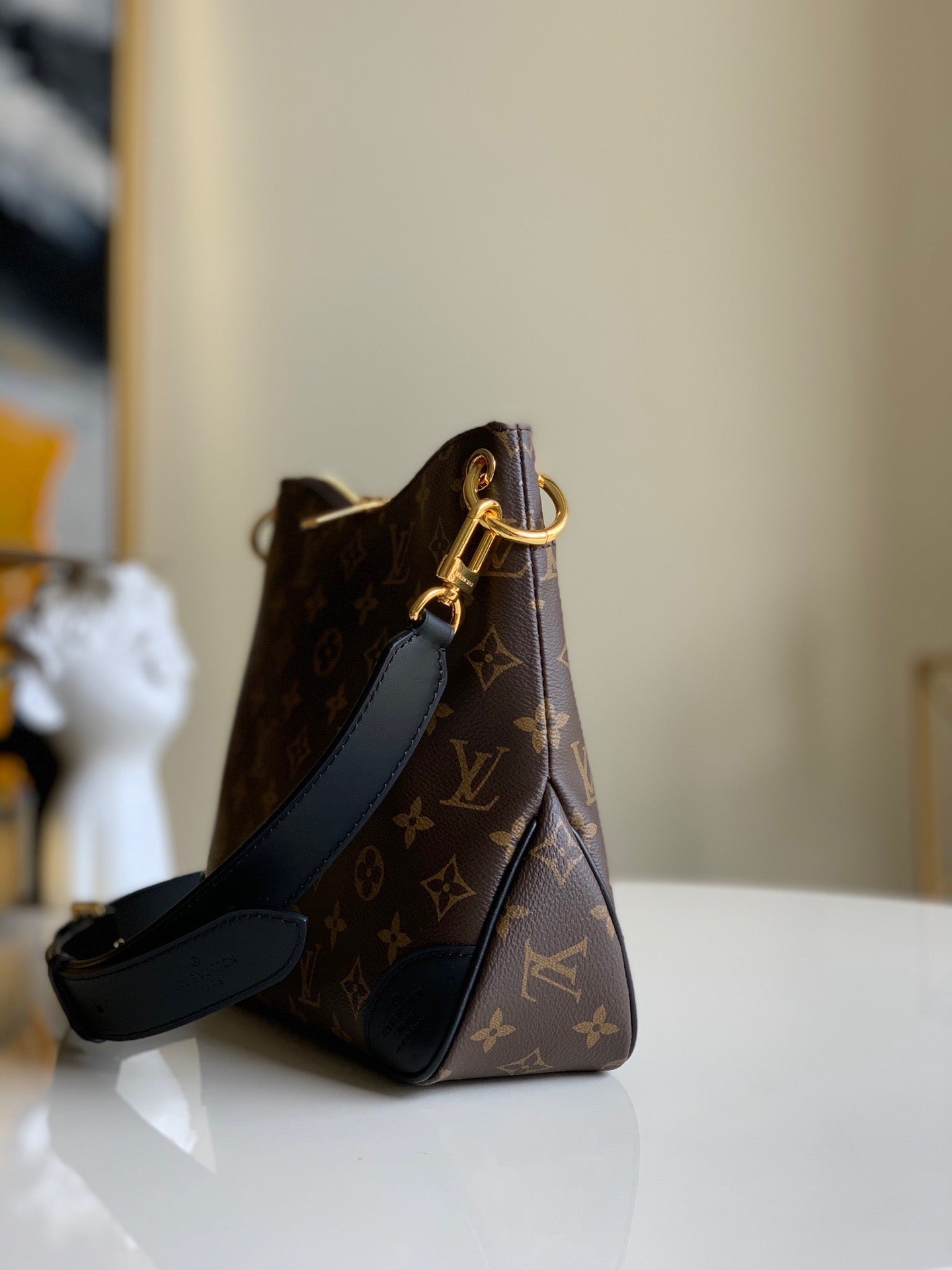 Black Monogram Odéon PM Bag