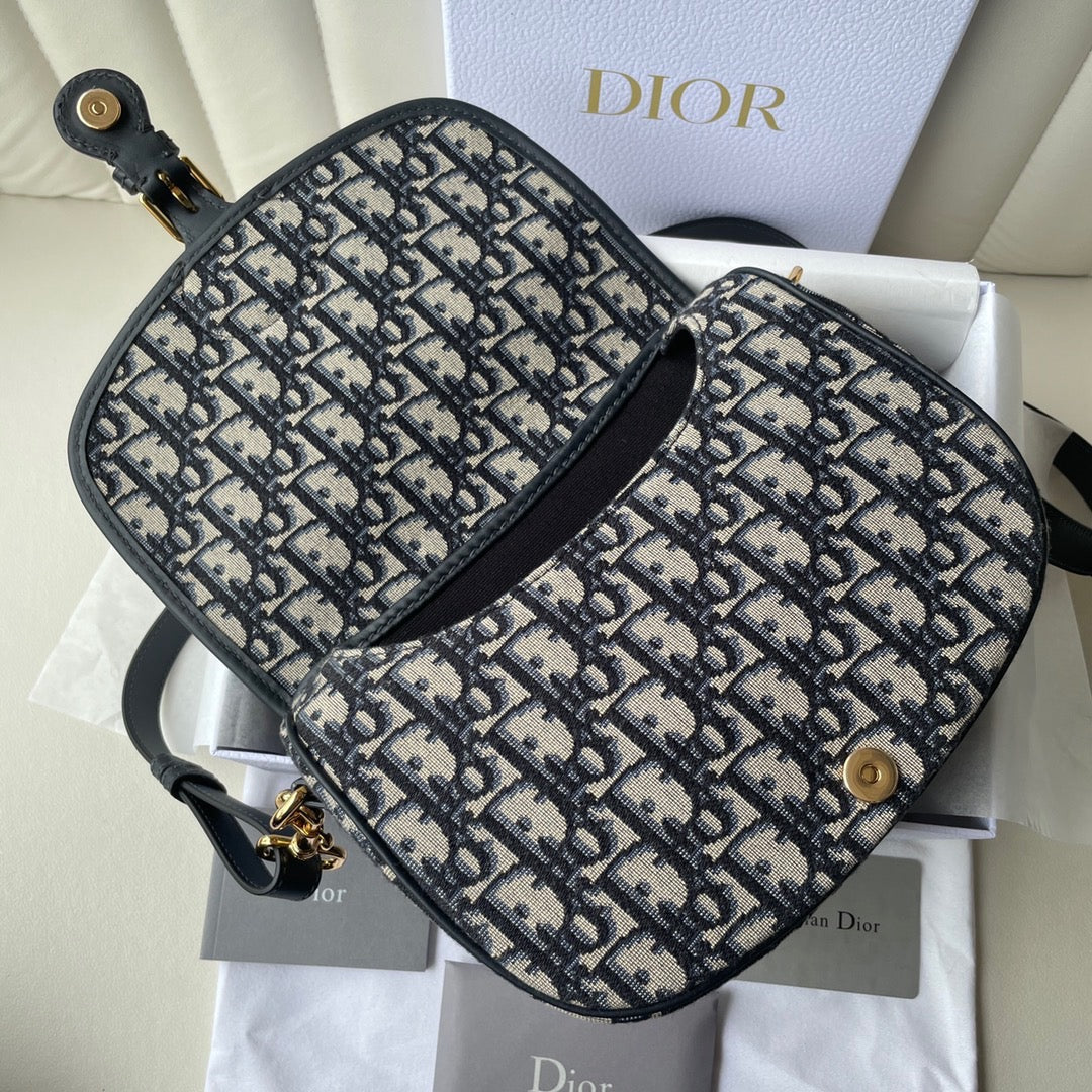 Medium C'est Dior Bag Blue Dior Oblique Jacquard