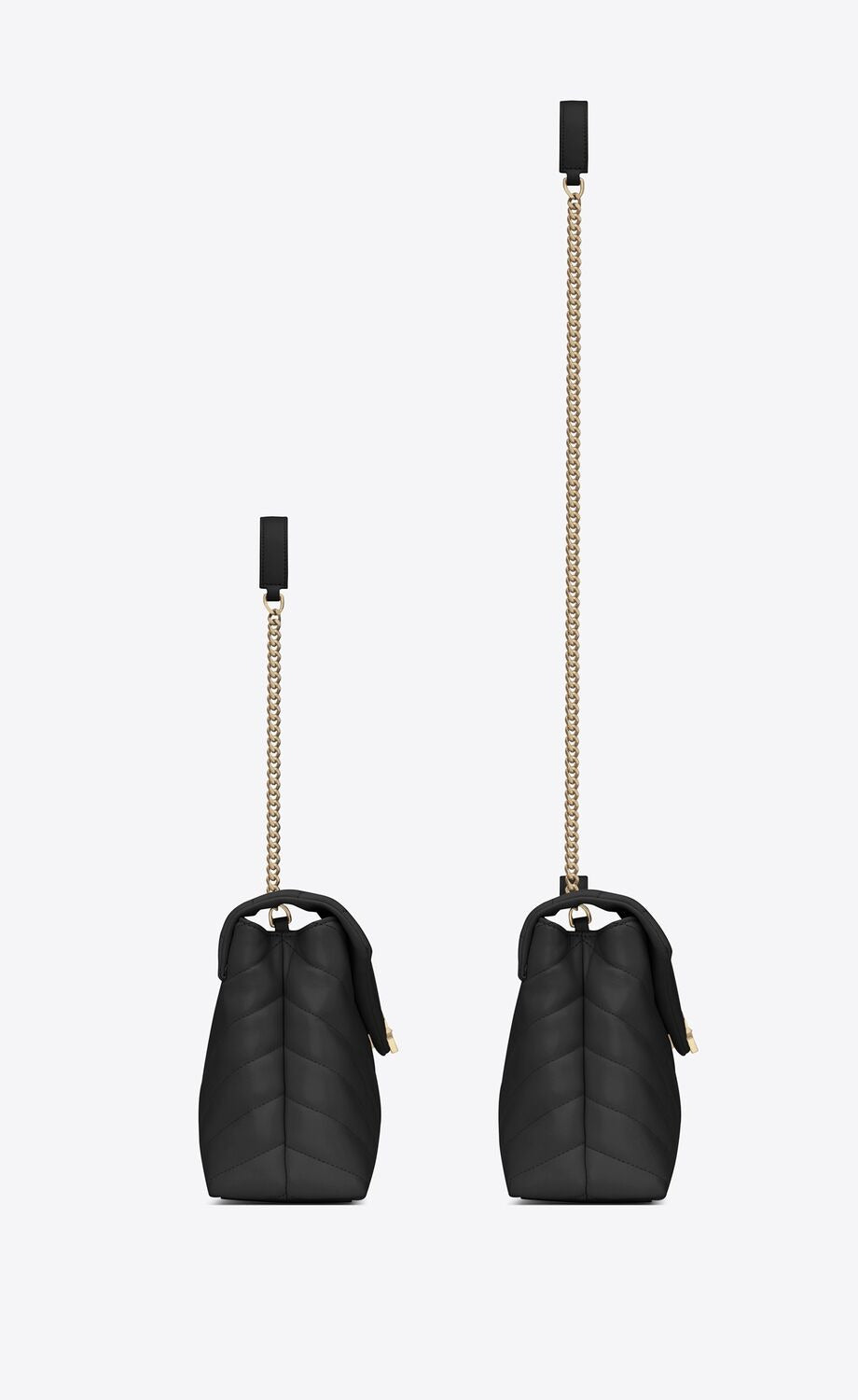 Loulou Small Chain Bag In Quilted "Y" Leather