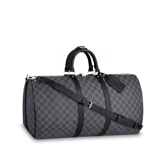 Damier Graphite Canvas Keepall Bandoulière 55