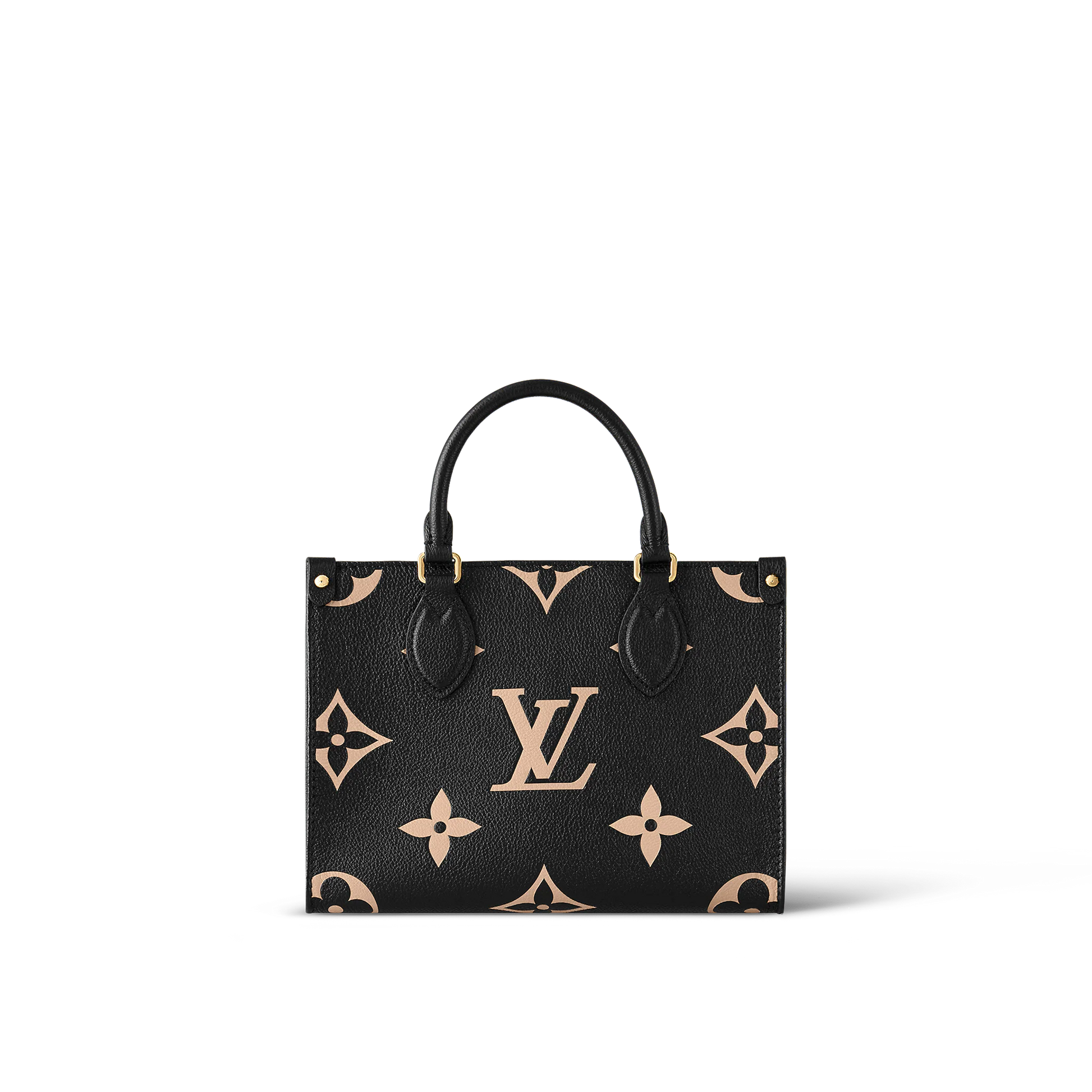 Black Bicolour Monogram Empreinte Leather Onthego PM Tote Bag