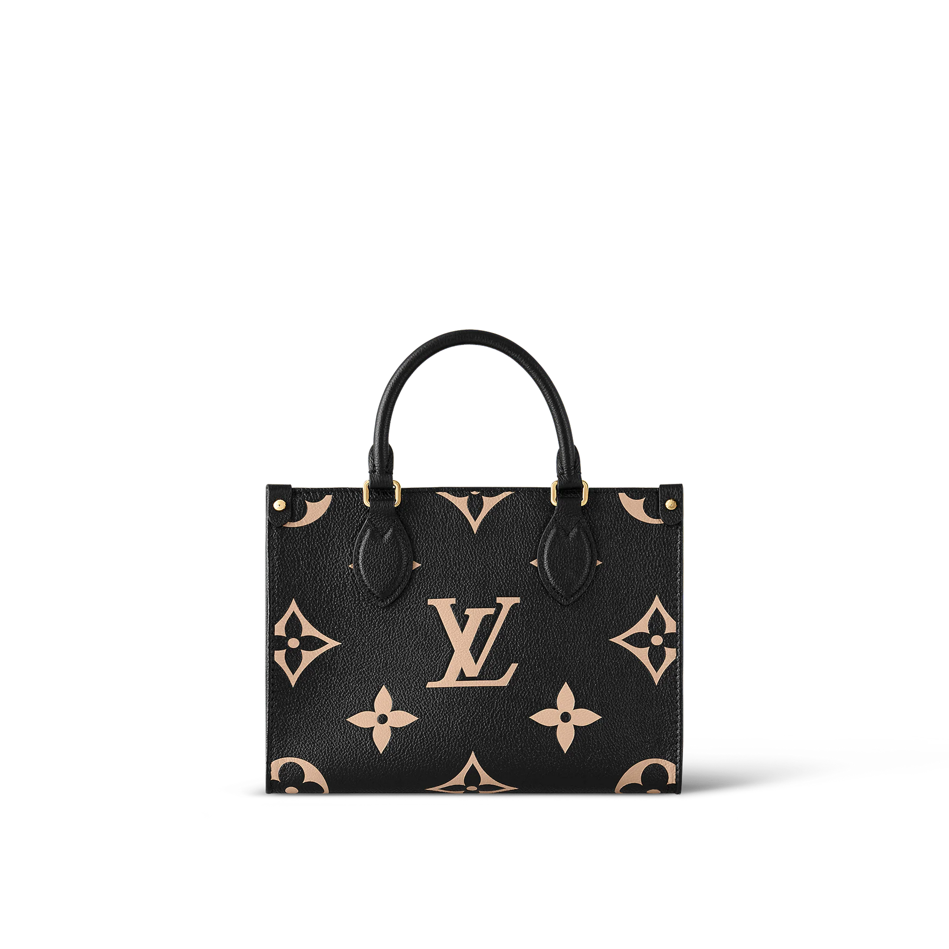 Louis Vuitton Black, Cream, And Red Monogram Empreinte Leather