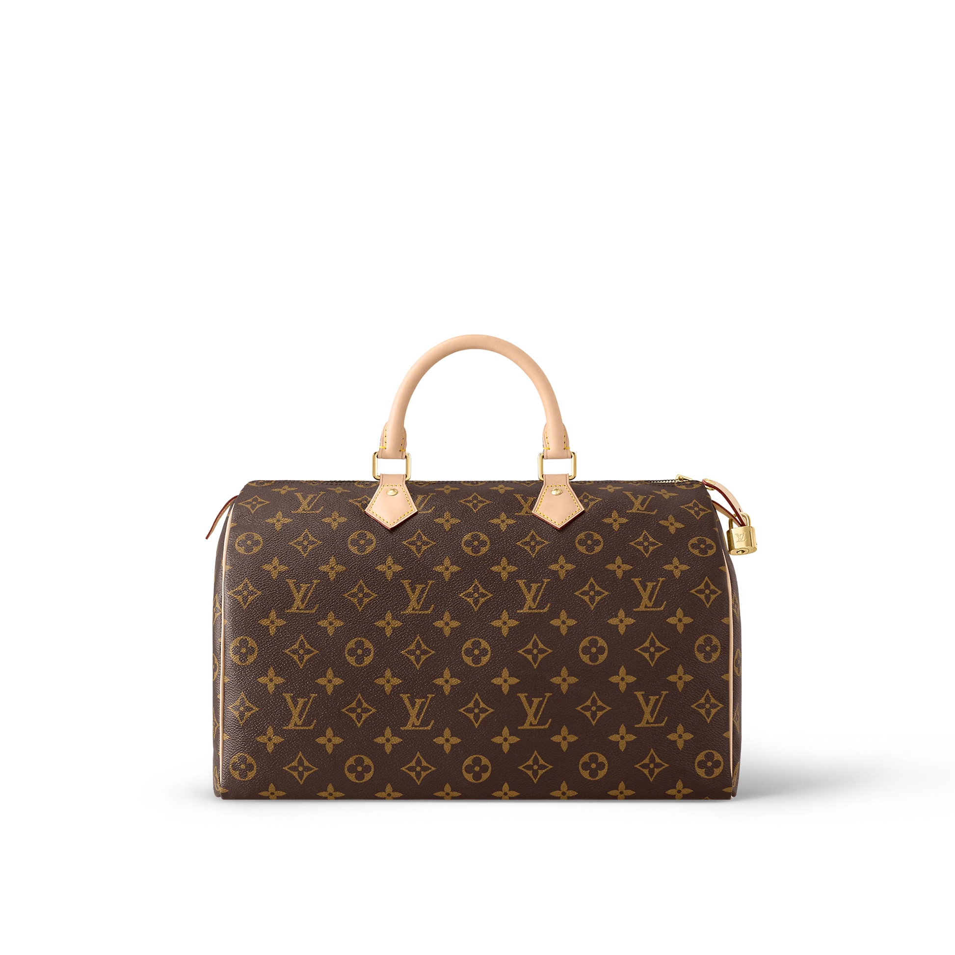 Monogram Canvas Speedy 35 Leather Handbag for Women Luxe Tas